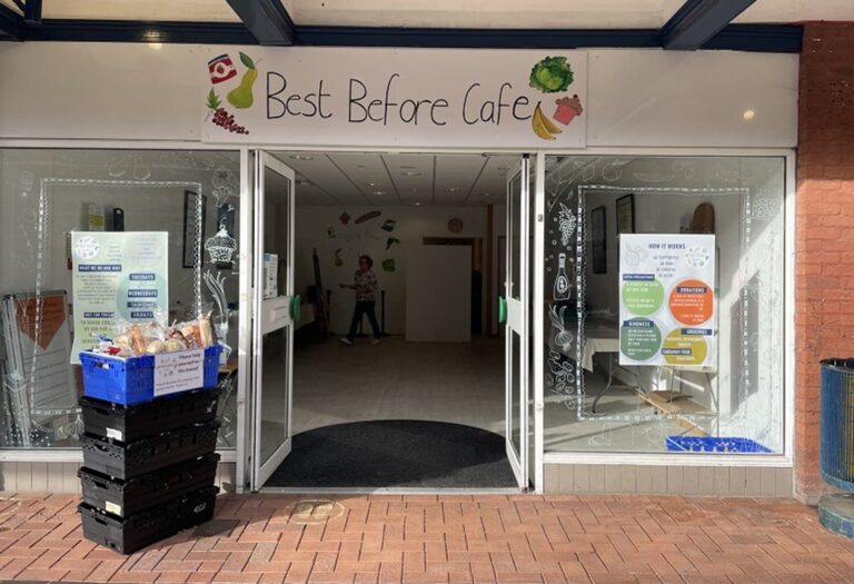 An external photo of a cafe