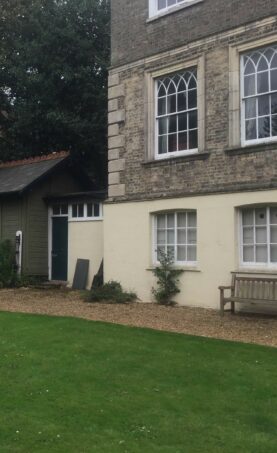 Victorian building with large garden