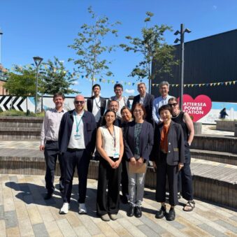 Founder, Kath and group of housing professionals from Japan touring UK housing projects