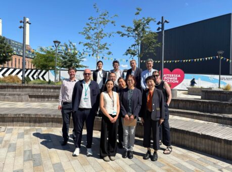 Founder, Kath and group of housing professionals from Japan touring UK housing projects